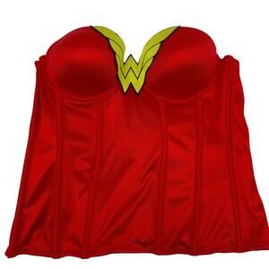 Justice League Wonder Woman Corset Bra Size Large